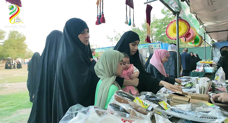 نخستین نمایشگاه صنایع دستی و خشکبار بنیاد بین‌المللی خیریه آبشار عاطفه ها در کربلا معلی، اردیبهشت ماه سال1404