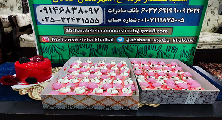ولادت حضرت فاطمه معصومه(س)، اردیبهشت ماه سال1404، خدمات شعب بنیاد بین‌المللی خیریه آبشار عاطفه‌ها
