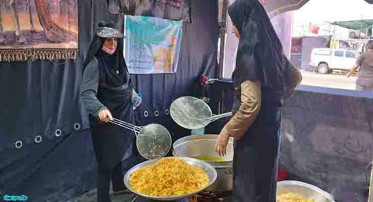  خدمات مواکب بنیاد بین‌المللی خیریه آبشار عاطفه‌ها، مرداد و شهریور ماه سال1403، اربعین حسینی        