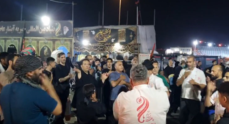 مواکب بنیاد بین‌المللی خیریّه آبشار عاطفه‌ها ویژه اربعین، مرداد ماه سال1404، مرزهای داخل کشور، عمود 794 و شهر کربلا