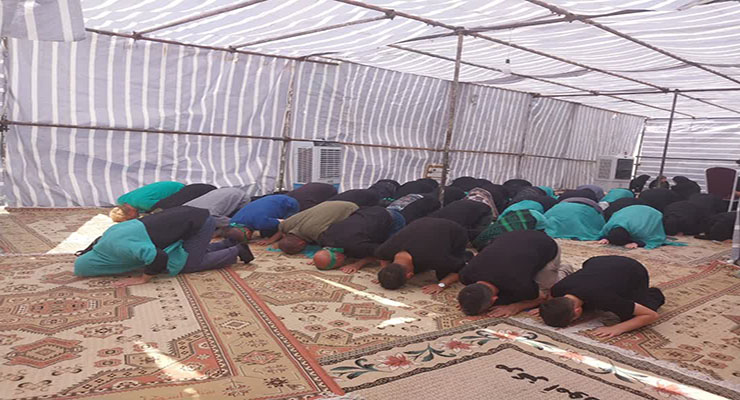مواکب بنیاد بین‌المللی خیریّه آبشار عاطفه‌ها ویژه اربعین، مرداد ماه سال1404، مرزهای داخل کشور، عمود 794 و شهر کربلا