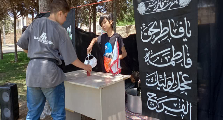 خدمات شعب بنیاد بین‌المللی خیریّه آبشار عاطفه‌ها به مناسبت تاسوعا و عاشورا و سالروز شهادت امام چهارم (ع)، تیر ماه سال1404