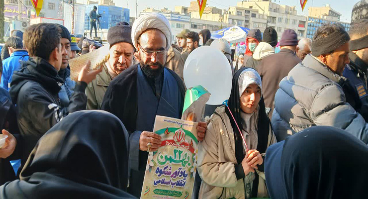 حضور خادمین و مددجویان شعب بنیاد بین‌المللی خیریه آبشار عاطفه‌ها در سراسر کشر در راهپیمایی 22 بهمن ماه سال1403