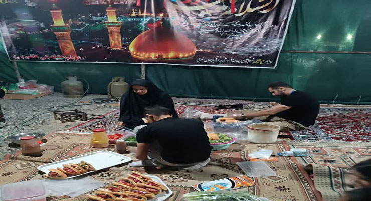 مواکب بنیاد بین‌المللی خیریّه آبشار عاطفه‌ها ویژه اربعین، مرداد ماه سال1404، مرزهای داخل کشور، عمود 794 و شهر کربلا