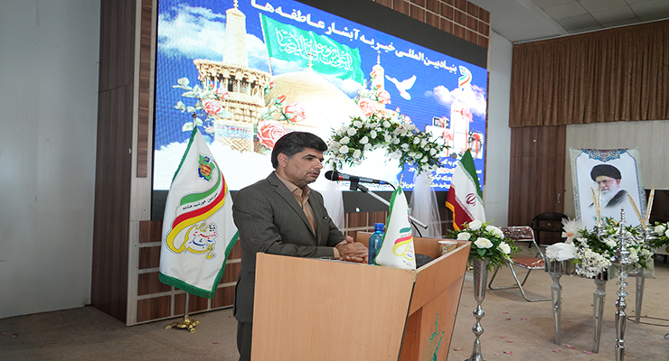 سیّد حسن حسینی، فرماندار مشهد، 19 اردیبهشت ماه سال1404، مجتمع آیه‌های شهر مقدّس مشهد، اهداء 313 سری جهیزیه به نوعروسان مهرجو خراسان رضوی، ولادت امام رضا(ع)