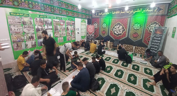 مواکب بنیاد بین‌المللی خیریّه آبشار عاطفه‌ها ویژه اربعین، مرداد ماه سال1404، مرزهای داخل کشور، عمود 794 و شهر کربلا