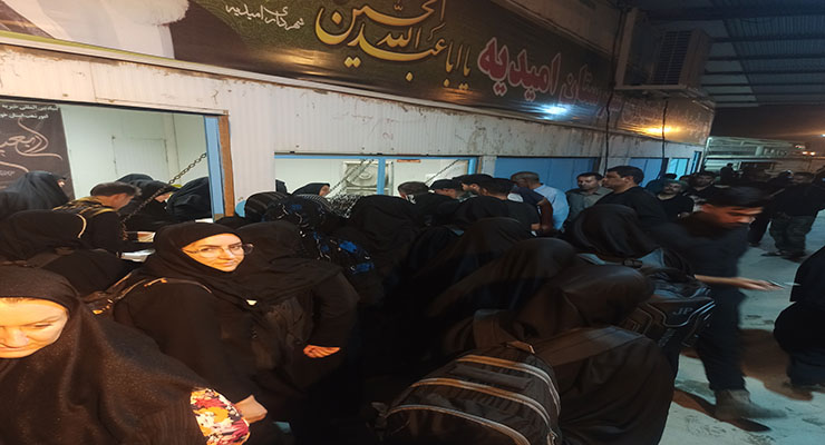 مواکب بنیاد بین‌المللی خیریّه آبشار عاطفه‌ها ویژه اربعین، مرداد ماه سال1404، مرزهای داخل کشور، عمود 794 و شهر کربلا