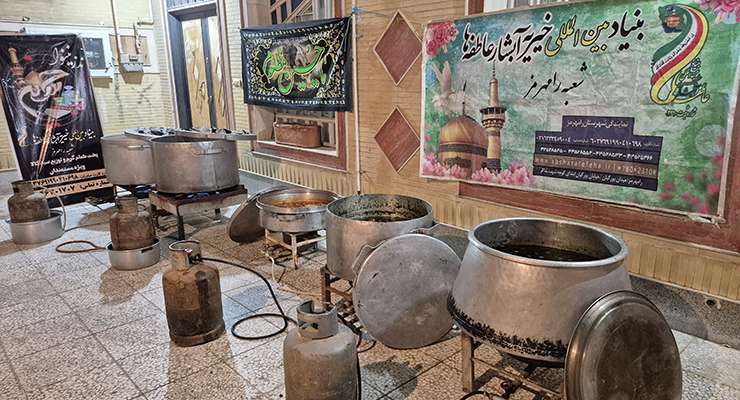 خدمات شعب بنیاد بین‌المللی خیریّه آبشار عاطفه‌ها به مناسبت تاسوعا و عاشورا و سالروز شهادت امام چهارم (ع)، تیر ماه سال1404