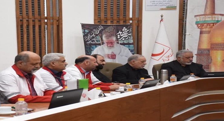 خرداد ماه سال1405 نشست مشترک مدیر جمعیت هلال احمر خراسان رضوی با مجمع خیّرین استان و هیأت مدیره و شورای معاونین درخصوص تشییع رهبر شهید، شرکت مدیرعامل بنیاد بین‌المللی خیریه آبشار عاطفه‌ها در نشست هلال احمر 