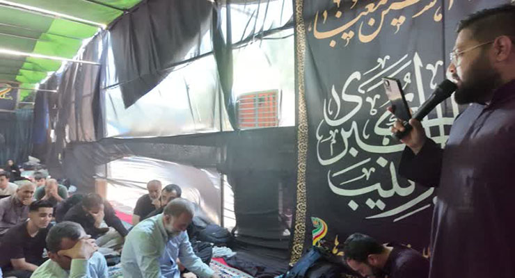 مواکب بنیاد بین‌المللی خیریّه آبشار عاطفه‌ها ویژه اربعین، مرداد ماه سال1404، مرزهای داخل کشور، عمود 794 و شهر کربلا