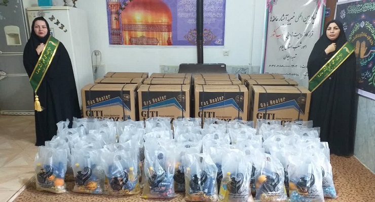 دی ماه سال1404، جشن و خدمات شب یلدا، یلدای فاطمی، شعب سراسر کشور بنیاد بین‌المللی خیریّه آبشار عاطفه‌ها