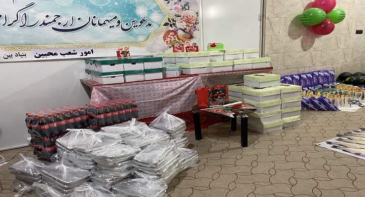 دی ماه سال1404، جشن و خدمات شب یلدا، یلدای فاطمی، شعب سراسر کشور بنیاد بین‌المللی خیریّه آبشار عاطفه‌ها